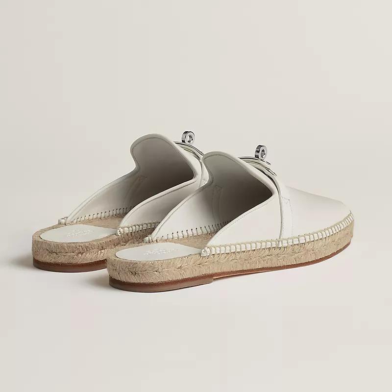 Giày Hermes Feria Espadrille Nữ Trắng